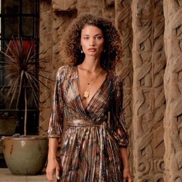NWT Johnny Was Metallic Dress size Small. - Picture 1 of 7